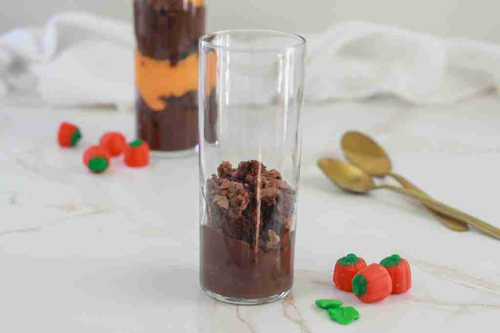 layering up the dirt puddings